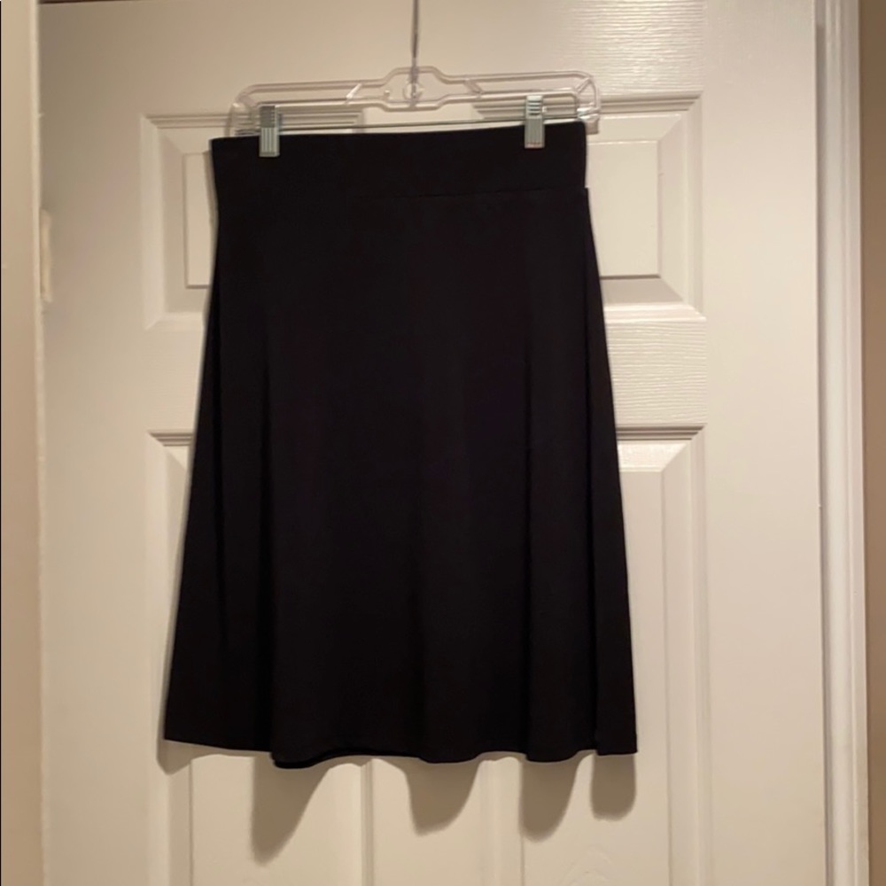 Black A Line Skirt